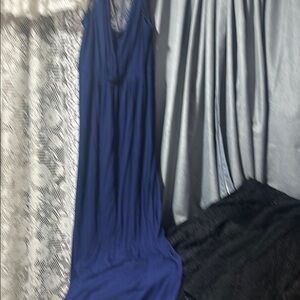 mark. Elegant Blue Maxi Dress